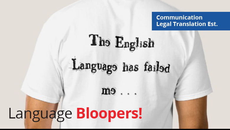 language-bloopers