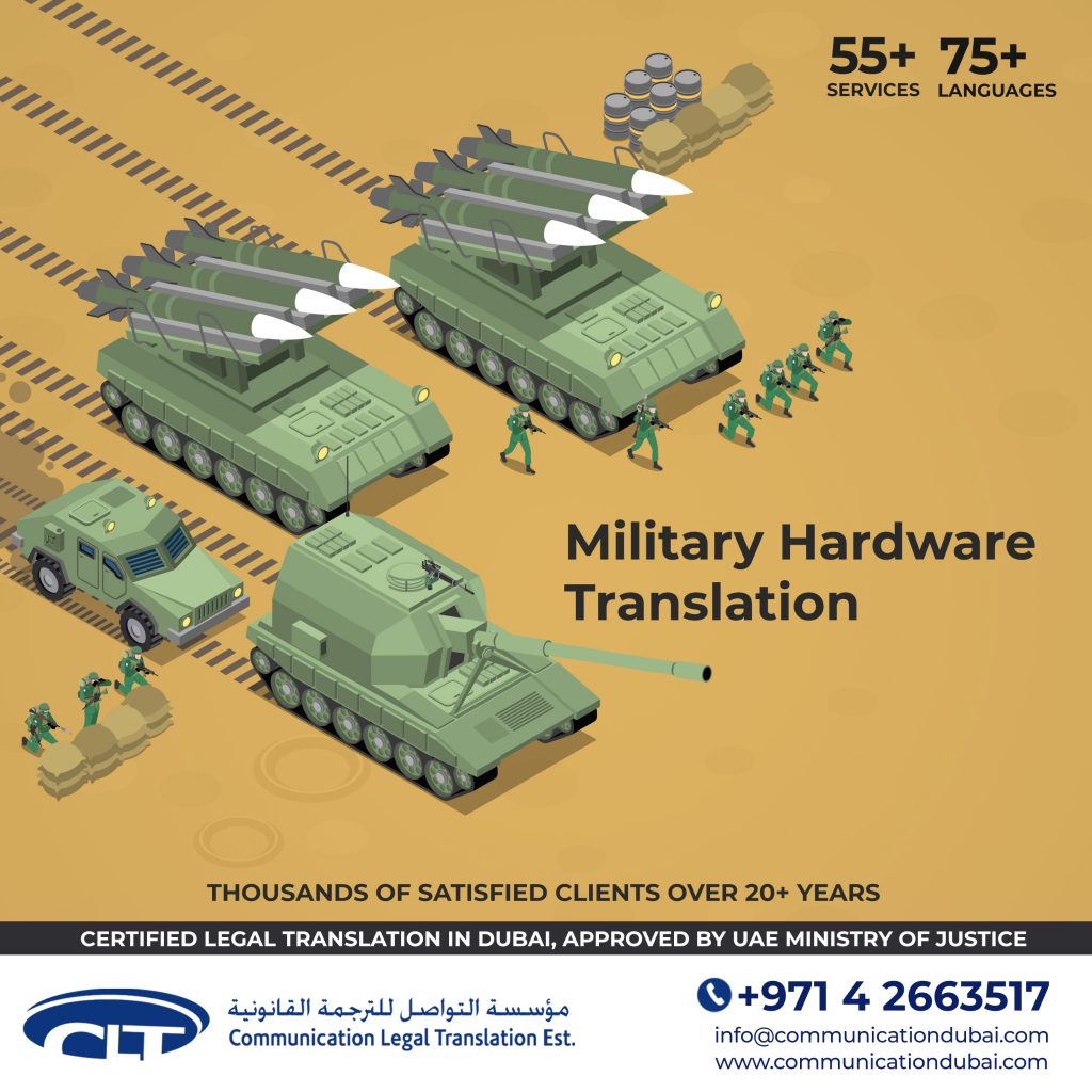 MILITARY HARDWARE TRANSLATION