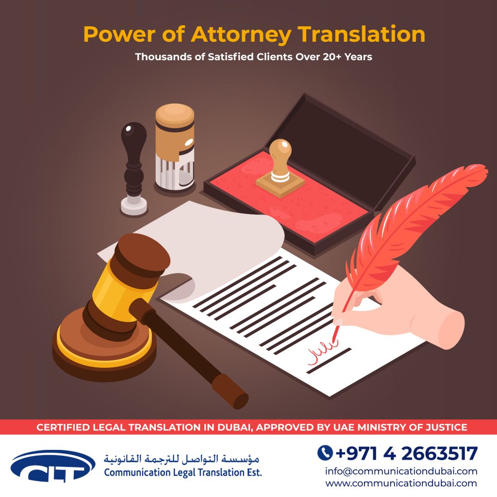 POWER OF ATTORNEY TRANSLATIONPOWER OF ATTORNEY TRANSLATION